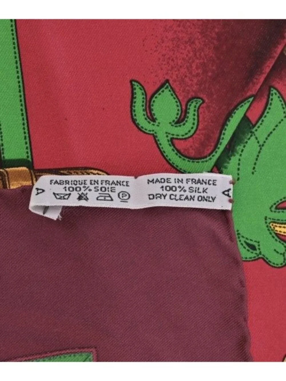 ★SOLD★ Hermes Bandana Scarf Red - Picture 7 of 7